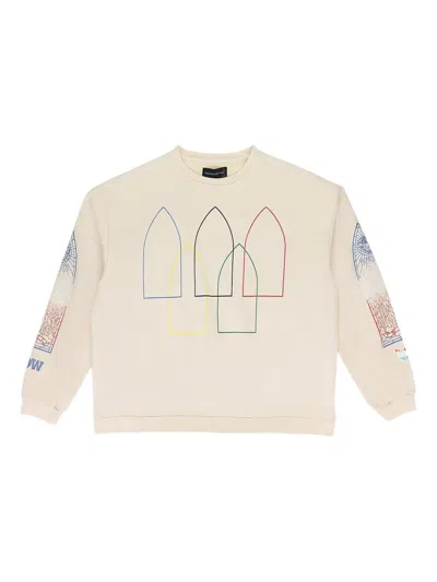 Who Decides War Intertwined Windows Hoodie In Neutral