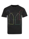 Who Decides War Interwoven Windows T-shirt In Black