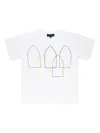 Who Decides War Interwoven Windows T-shirt In White