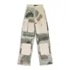 Who Decides War Ivory Camouflage Embroidery Pants In White