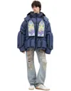 Who Decides War Jacket With Patches In Blue