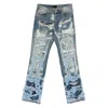 Who Decides War Buttoned Jeans In Blue