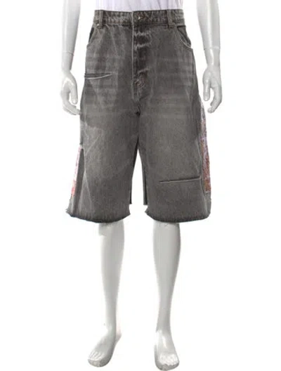 Pre-owned Who Decides War Jogger Shorts W/ Tags In Gray