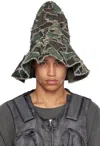 Who Decides War Khaki Highest Point Denim Bucket Hat In Multi
