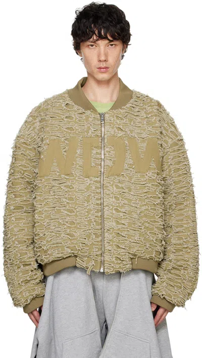 Who Decides War Khaki Wdw Husk Bomber Jacket In Neutrals