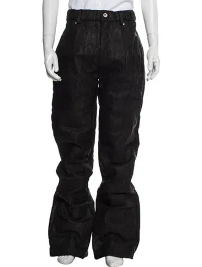 Pre-owned Who Decides War Leather Pants In Black