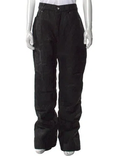 Pre-owned Who Decides War Leather Pants W/ Tags In Black