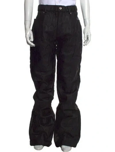 Pre-owned Who Decides War Leather Pants W/ Tags In Black