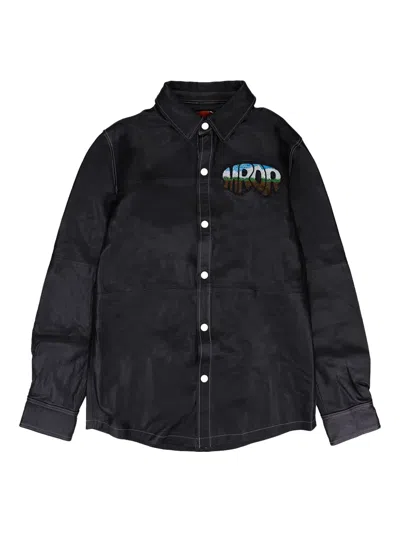 Who Decides War Leather Shirt In Black