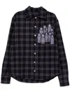 WHO DECIDES WAR LOGO PATCH LONG-SLEEVES SHIRT