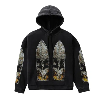 Pre-owned Who Decides War Matrimony Hooded Pullover 'coal' | Grey | Men's Size Xxl