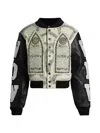 Who Decides War Hardware Cathedral Embellished Jacket In Black