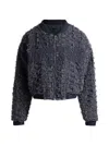 Who Decides War Men's Husk Distressed Bomber Jacket In Purple
