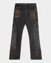Who Decides War Mechanic Straight Jeans In Black