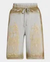 Who Decides War Gray Signature Mechanic Shorts In Vintage Grey