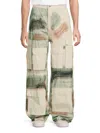 Who Decides War Ivory Camouflage Embroidery Pants In Ivory