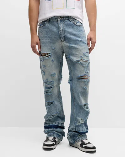 WHO DECIDES WAR MEN'S RELAXED GNARLY DENIM JEANS