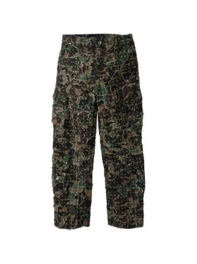 Who Decides War Micro Distressed Cargo Pant - Olive