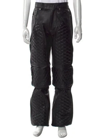 Pre-owned Who Decides War Moto Pants In Black