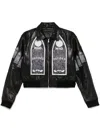 Who Decides War Multi-patch Bomber Jacket In Black