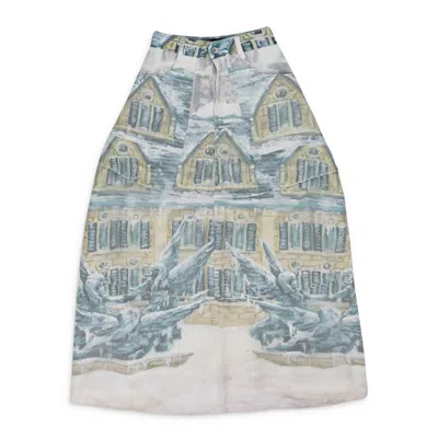 Who Decides War Multicolor Angel Over The City Skirt