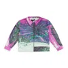 Who Decides War Multicolor Coastline Leather Jacket In Multi