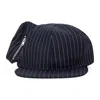 Who Decides War Multicolor Pinstripe Baseball Cap In Blue