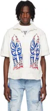 Who Decides War Off-white Winged Glory Polo In Cream
