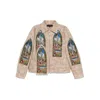 Who Decides War Tan Eden Trucker Jacket In Brown