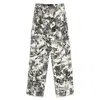 Who Decides War Gray Micro Distressed Cargo Pants In Multi