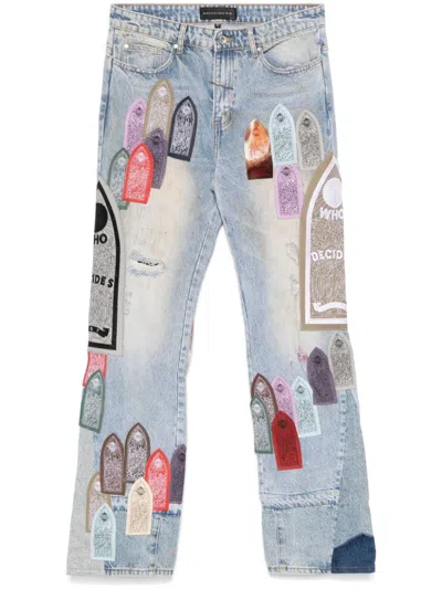 Who Decides War Blue Pastel Jeans