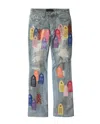 Who Decides War Patch Arched Repaired Distressed Denim In Multicolor