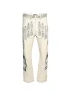 Who Decides War Patched Arch Embroidered Pants In Neutral