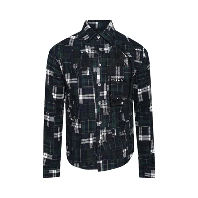 Pre-owned Who Decides War Patched Arch Flannel 'multicolor' | Multi-color | Men's Size Xl