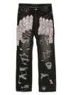 Who Decides War Patched Arch Jeans In Chestnut