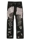Who Decides War Patched Arch Jeans In Chestnut