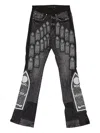 Who Decides War Patched Jeans In Black