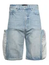 Who Decides War Patchwork Denim Shorts