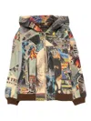 Who Decides War Patchwork Zip-up Jacket In Multi