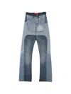 Who Decides War Patchwork-design Jeans In Blue