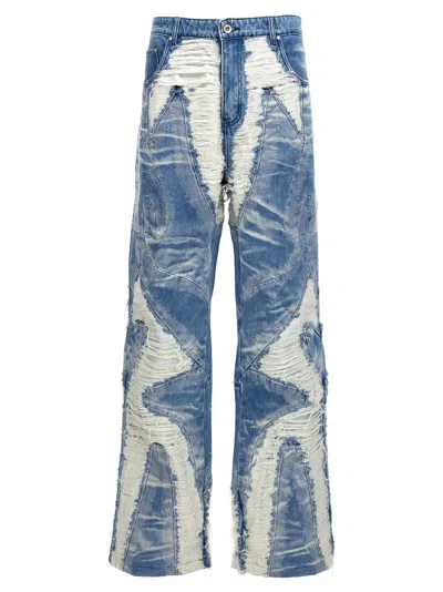 Who Decides War Blue Path Jeans In Light Blue