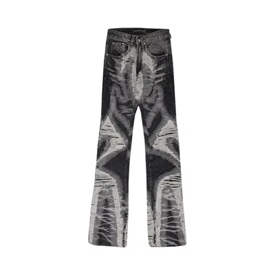 Pre-owned Who Decides War Path Wide Leg Jeans 'black' | Women's Size 24