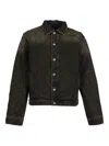 Who Decides War Pattern Button Jacket In Brown