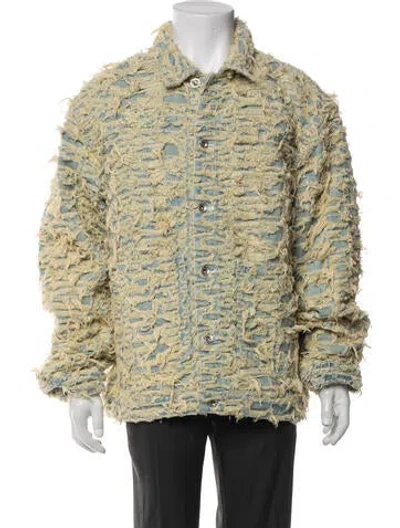 Pre-owned Who Decides War Patterned Jacket W/ Tags In Green
