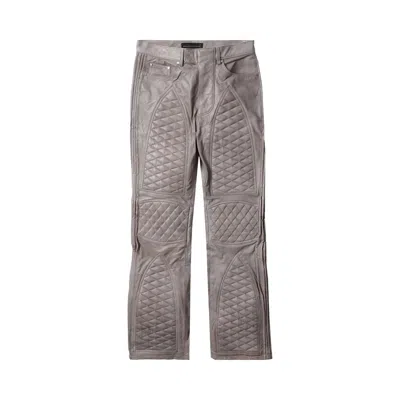 Pre-owned Who Decides War Pleated Moto 'silver' | Men's Size 30