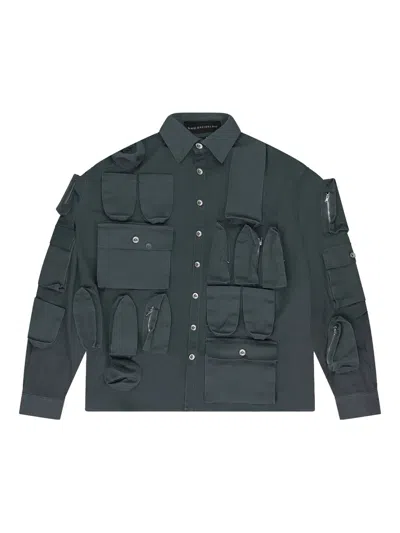 Who Decides War Pocket Tech Jacket In Gray