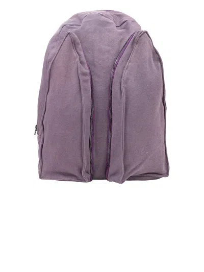 Who Decides War Pocketed Book Backpack In Purple