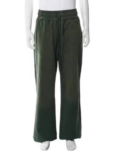 Pre-owned Who Decides War Printed Pants W/ Tags In Green