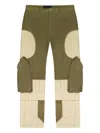 Who Decides War Raised Window Leather Trousers In Green