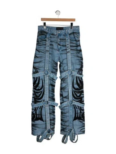 Pre-owned Who Decides War Relaxed Fit Jeans In Blue